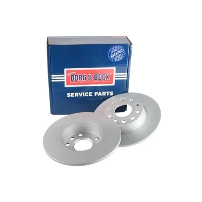 Image of Borg &amp; Beck BBD5200 Brake Disc Pair (Rear): VW Golf, Jetta(1 KS, 1 KT) 09/09