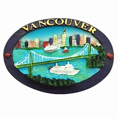 Image of 3D Vancouver Canada Souvenir fridge magnet,Home &amp; kitchen decoration refrigerator magnet