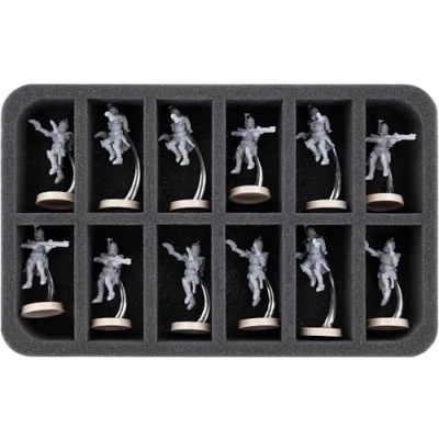 Image of Feldherr HS040A020 foam tray compatible with Star Wars: Legion 12 compartments