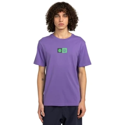 Image of Element T Shirt Dual SS Young Mens Purple S