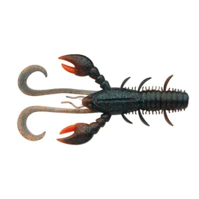 Image of Berkley Hollow Craw 10cm Dark Cray UV (8 pieces) Shad