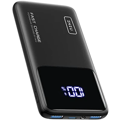 Image of INIU Power Bank, 10000mAh Slimmest Fast Charging Portable Charger, 22.5W Battery Pack PD3.0 QC4.0, Powerbank USB C Input &amp; Output Mobile Phone Charger for iPhone 15 14 13 12 Pro Max iPad Samsung etc