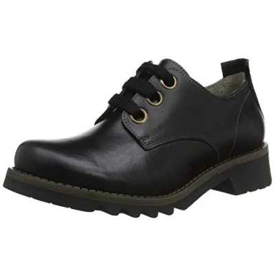 Image of Fly London Women&#039;s RUDA538FLY Brogues, Black (Black 003), 3 UK (36 EU)