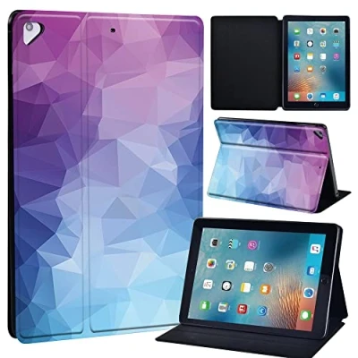 Image of Leather slim lightweight Stand Cover Case for Apple New iPad 9.7 2018 2017(6th Gen, 5th Gen)/iPad Air 2/iPad Air/iPad Pro Tablet with Auto Wake/Sleep (artificial color 12)