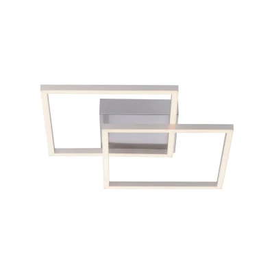Image of JUST LIGHT. LED ceiling light Iven, steel, 35.9x35.9cm