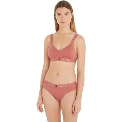 Image of Tommy Hilfiger Women&#039;s Bikini (Ext Sizes) Teaberry Blossom L