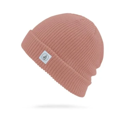 Image of Volcom Full Stone Beanie Mauve Rose Ladies
