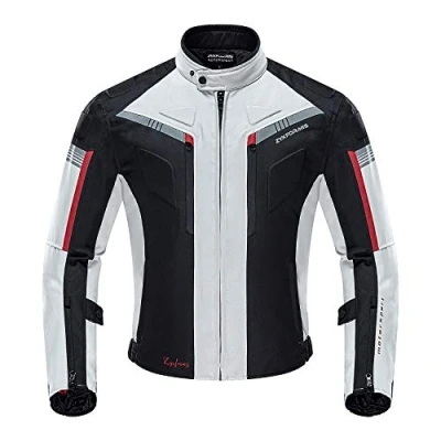 Image of Motorcycle Jacket Motorbike Biker Waterproof Jackets Windproof Full Body Protective Gear Armoured Autumn Summer Winter for Men