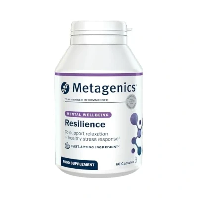 Image of Nutri Advanced Resilience Stress Support with Ashwagandha, Ginseng, Lemon Balm and Mushroom Extracts L theanine Vitamins 60 Capsules