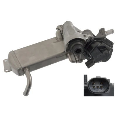 Image of 03L131512AR, 03L131512BP, 03L131512DJ, 03L131512DM, 03L131512DMS1 EGR Module FEBI BILSTEIN 49514