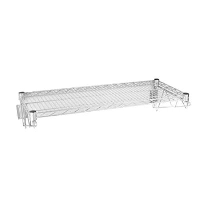 Image of Vogue Metal Wire Wall Shelf 91 cm, Chromed Steel, Size: 910(W) x 360(D)mm, Maximum Load: 30 kg, Catering Storage, Kitchen Shelving, U201