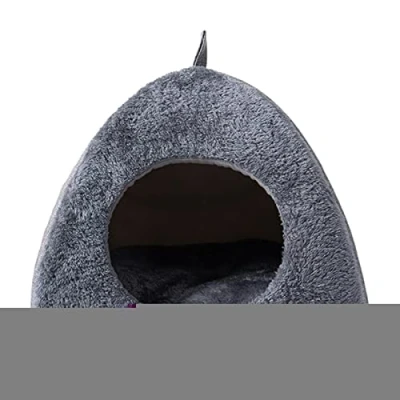 Image of Cat Bed Igloo Cave Pet For Cats Dogs Indoor Tent Nesting Large Thicken Dog Triangle House Nest With Handle Washable Removable Pillow Cushion Dogs,
