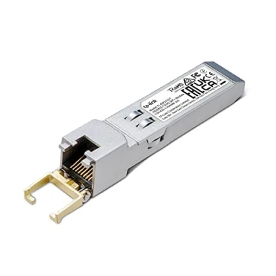 Image of TP Link TL SM5310 T 10GBase RJ45 SFP+ Module 10G Copper Transceiver to Ethernet Plug and Play Hot Pluggable Up 30m distance Durable Metal Casing Versatile Compatibility