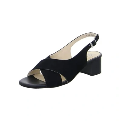 Image of ARA Women&#039;s Prato Sandal, Black 047990, 5 UK
