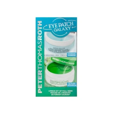 Image of Peter Thomas Roth Eye Patch Galaxy Set Moisturizing Hydra Gel Patches Cucumber De Tox &amp; Hyaluronic Cloud Reduces Dark Circles, Puffiness Wrinkles 2 piece Full Size