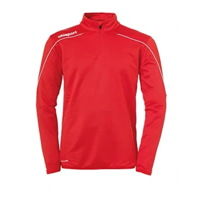 Image of Uhlsport Stream 22 1/4 Zip Top Red/White, Large