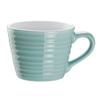 Image of Olympia Café Aroma Mugs in Aqua Stoneware 230 ml 8 Oz 6 pc