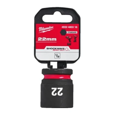 Image of Milwaukee 22mm ShockWave Impact Duty 3/8&quot; Drive Socket