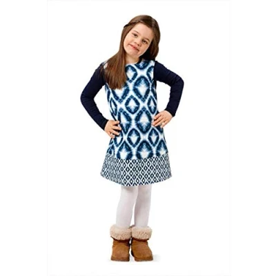 Image of Burda Girls Easy Sewing Pattern 9380 Panelled Dresses