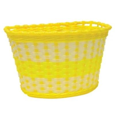 Image of Oxford Junior Woven Basket Yellow