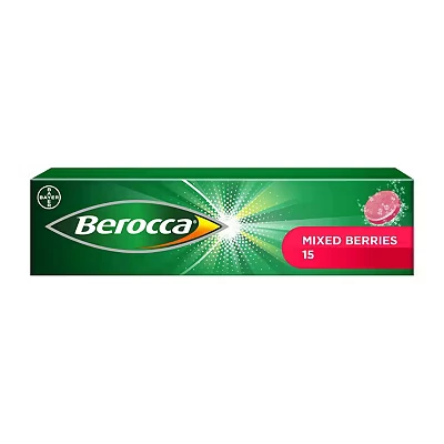 Image of Berocca Mixed Berries 15 effervescent tablets