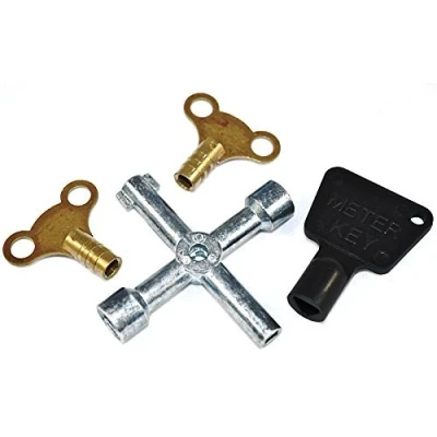 Image of Plumber&#039;s Workshop Assortment of Radiator Keys and Utility
