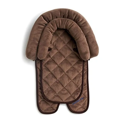 Image of Sunshine Kids® Baby Infant 2 in 1 Soft Head Neck Support Cushion Pillow for Travel, Car Seat, Pushchair, Pram &amp; Carrier etc. (Brown)
