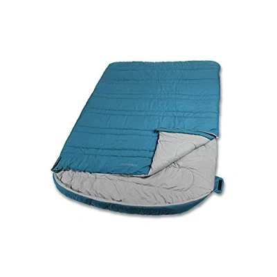 Image of Outdoor Revolution Sun Star Double 400 Camping Sleeping Bag Blue Coral