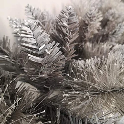 Image of Premier Christmas 1.8M Snow Tipped Grey Fir Garland