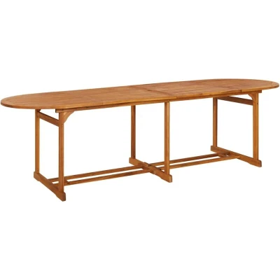 Image of vidaXL Garden Dining Table 180x90x75 cm Solid Acacia Wood