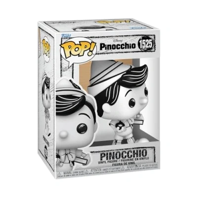 Image of Funko POP! Disney: Sketched Pinocchio Collectable Vinyl Figure Gift Idea Official Merchandise Toys for Kids &amp; Adults Movies Fans Model Collectors and Display