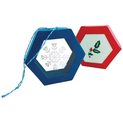 Image of Sizzix Thinlits Die Set Hanging Ornament Box by Catherine Pooler, Silver