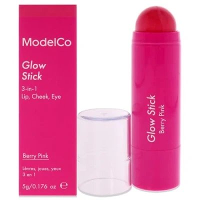 Image of ModelCo Glow Stick 3 In 1 Berry Pink for Women 0.176 oz Makeup