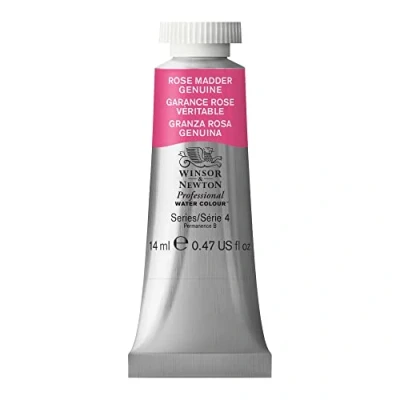 Image of Winsor &amp; Newton 8840501 Professional Watercolour Paint, Artist Quality, Finest Pigments, Rose Madder Genuine, 14 ml Tube
