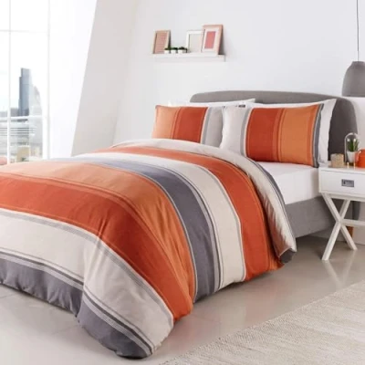 Image of Fusion Duvet Cover and Pillow Case, 52% Polyester / 48% Cotton, Spice, Single