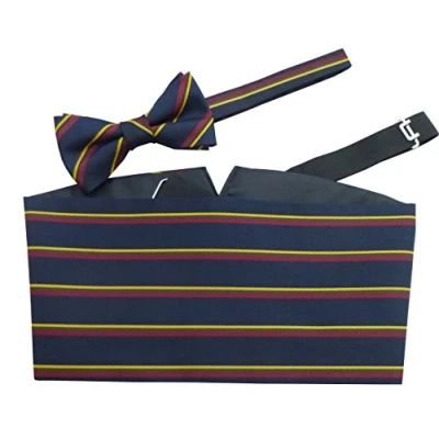 Image of Royal Marines Regimental Cummerbund &amp; Bow Tie (Cummerbund Set)