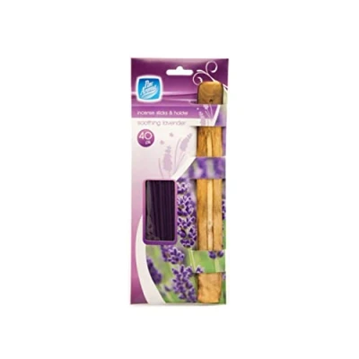 Image of Pan Aroma Soothing Lavender Incense Sticks &amp; Holder 40Pk
