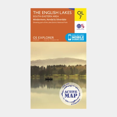Image of Explorer Active OL7 The English Lakes South Eastern Area Map With Digital Version