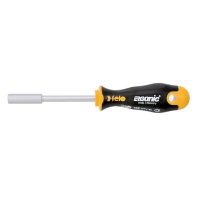 Image of Felo 0715753711 1/4&quot; Ergonomic Bit Holder Screwdriver with Length 4&quot;