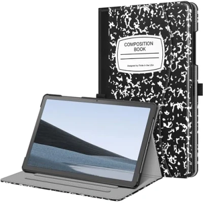 Image of Fintie Case for Samsung Galaxy Tab A9 Plus/A9+ 5G 11 Inch 2023 Model (SM X210/X216/X218), Multi Angle Viewing Smart Stand Back Cover with Pocket Auto Wake/Sleep, Composition Book