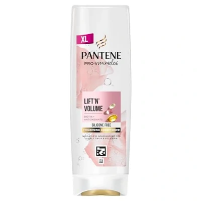 Image of Pantene Pro V Miracles Lift &amp; Volume Biotin + Rose Water Conditioner 400ml, Silicone Free