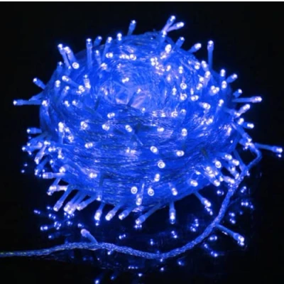 Image of HULIN Fairy Lights, LED String Lights USB Operated Christmas Light for Holiday Wedding Garden Party Xmas Halloween Decorations (10M 100 LED, Blue)