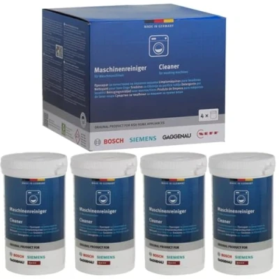 Image of Masterpart Pack Of 4 Washing Machine Cleaner Limescale Descaler To Fit Bosch Machines