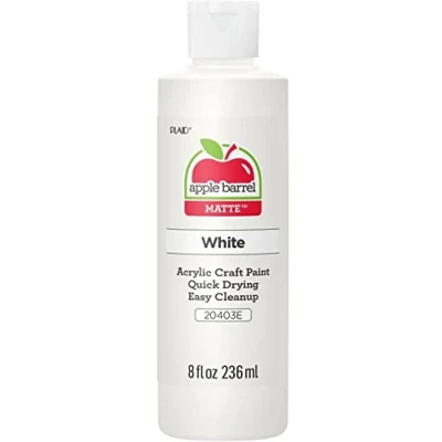 Image of Plaid Apple Barrel Paint 8oz White