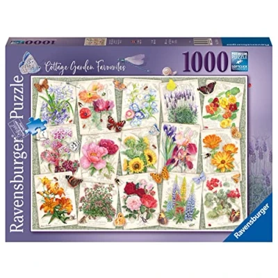 Image of Ravensburger Country Garden Favourites 1000 Piece Jigsaw Puzzles for Adults and Kids Age 12 Years Up
