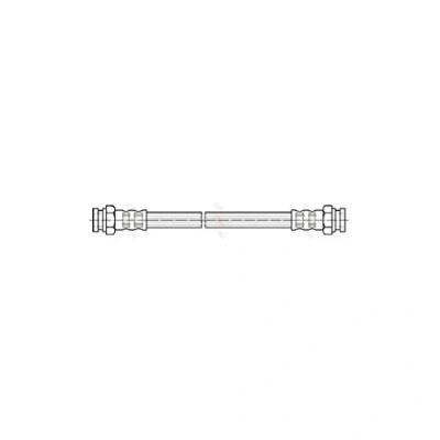 Image of 45652040 Brake Hose TRW PHA349 255mm M10x1 Internal Thread SKODA: FELICIA 1 Pickup, 2 Kombi