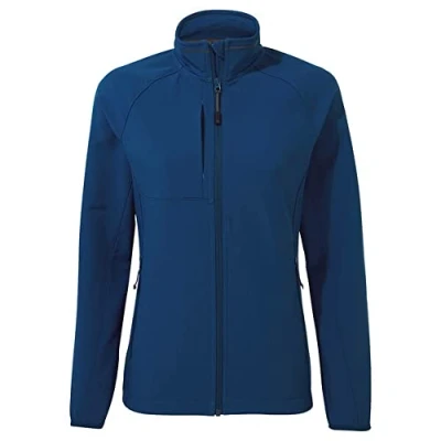 Image of Craghoppers Womens Expert Ladies Basecamp Softshell Soft Shell Jacket, Poseidon Blue, 16 UK