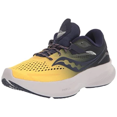 Image of Saucony Women&#039;s Ride 15 Running Shoe, Night Lite, 11