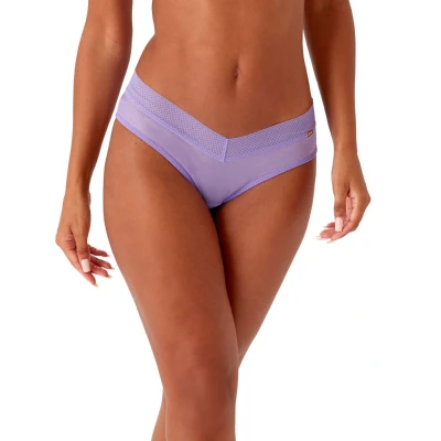 Image of Gossard Women&#039;s Glossies Cheeky Short Underwear, Violet, L