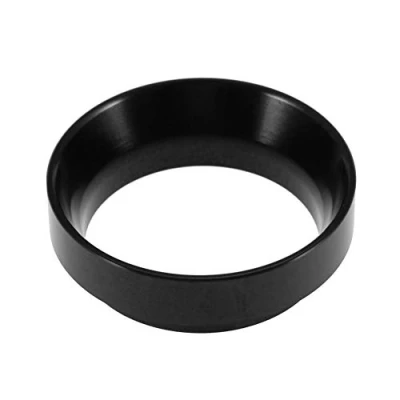 Image of Espresso Dosing Funnel Aluminum Coffee Ring Replacement for 58mm Portafilters (Black)